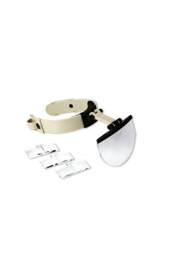 Nikula-şapka Tip Kask Büyüteç, 4 Farklı Büyütme Lensli Büyüteç