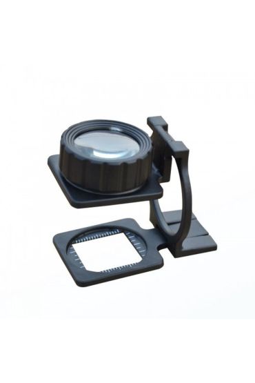 Nikula-tekstilciler Için  Kumaş Kontrolü Büyüteç,katlanan, Metal 15x Büyütme