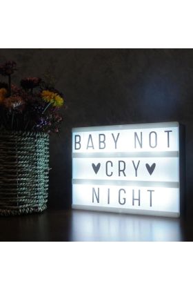 A5 Işıklı Harfli Dekoratif Led Pano Lightbox