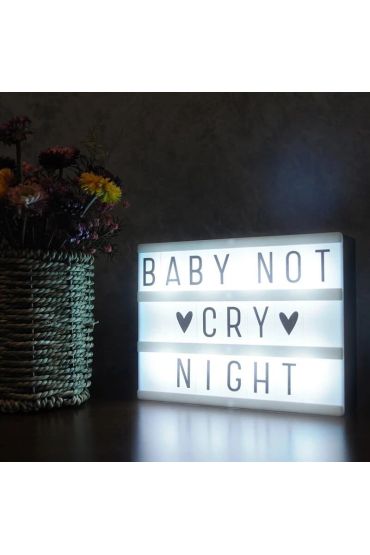 A5 Işıklı Harfli Dekoratif Led Pano Lightbox