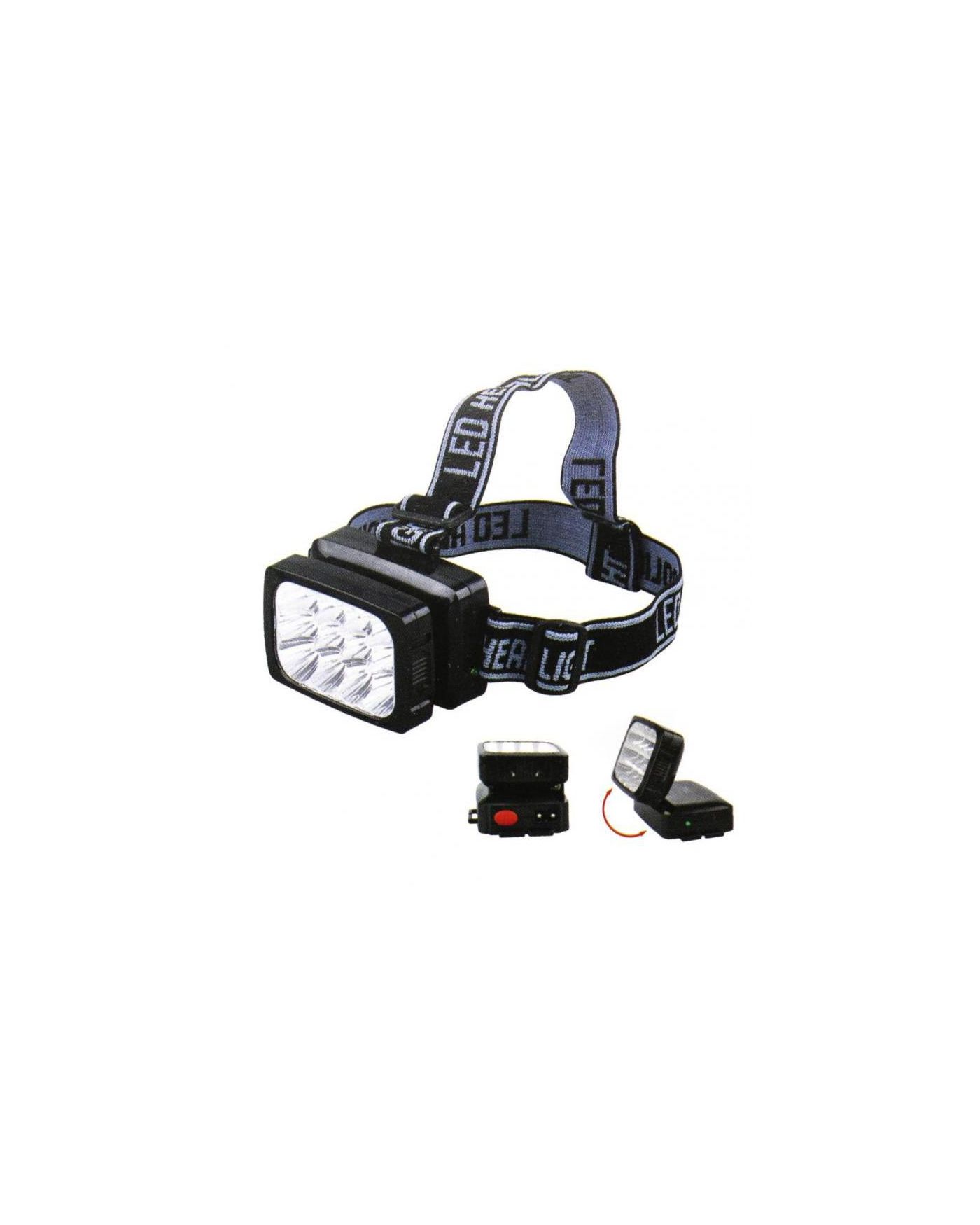 12 Ledli Güçlü Şarjlı Kafa Lambası Watton -064