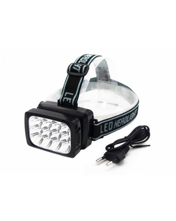 12 Ledli Güçlü Şarjlı Kafa Lambası Watton -064