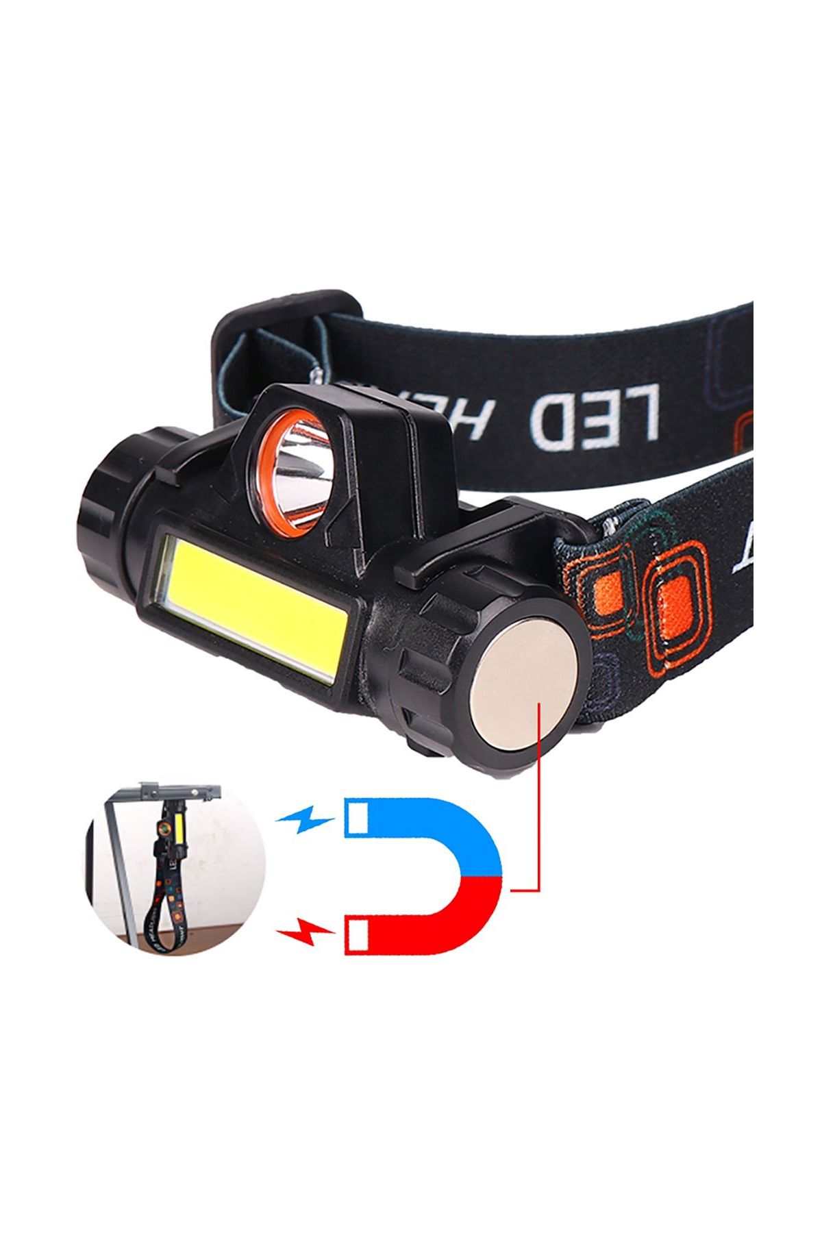 ŞARJLI DAYANIKLI BALIKÇI KAFA LAMBASI WATTON WT-056