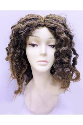 Kahve Renk Dreadlocks Rasta Peruk Kabarık Kirli Peruğu