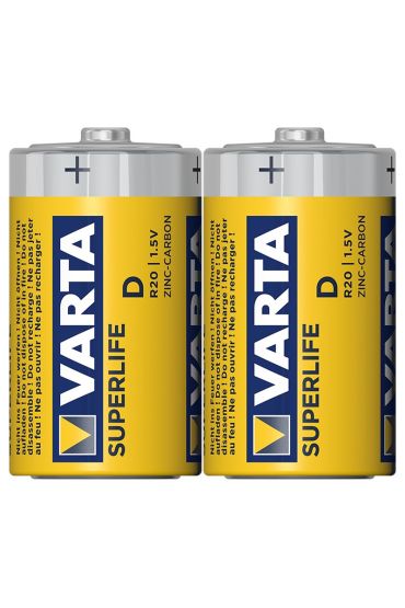 Varta Superlife Çinko Büyük D Boy Pil 24'lü Paket