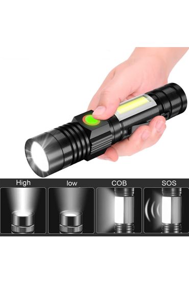 F.B.I PRO F-28A ŞARJLI MIKNATISLI EL FENERİ