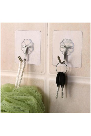 Kendinden Yapışkanlı şeffaf Askı 5 Li Set