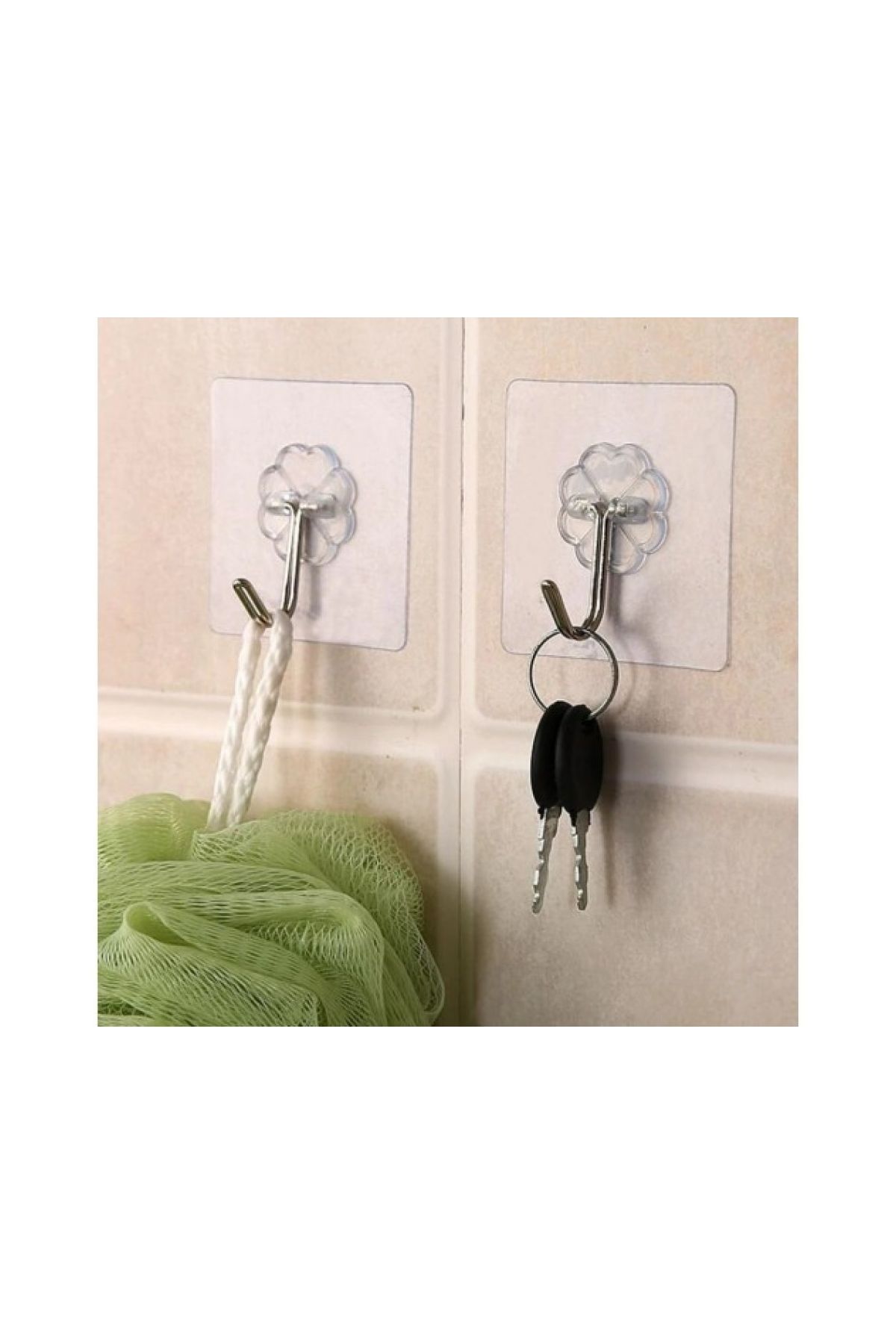 Kendinden Yapışkanlı şeffaf Askı 5 Li Set