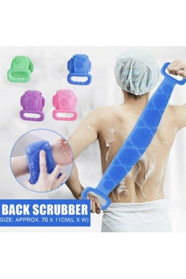 Silikon çift Taraflı Banyo Kesesi Büyük Boy