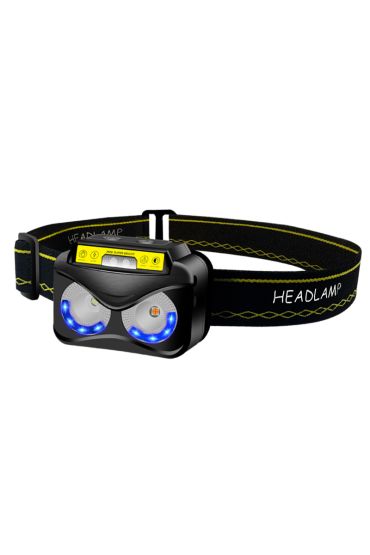 PeakStar PS-190 1000 Lümen USB Şarj Edilebilir Hareket Sensörlü Suya Dayanıklı Kafa Lambası