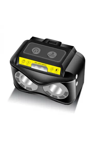 PeakStar PS-190 1000 Lümen USB Şarj Edilebilir Hareket Sensörlü Suya Dayanıklı Kafa Lambası