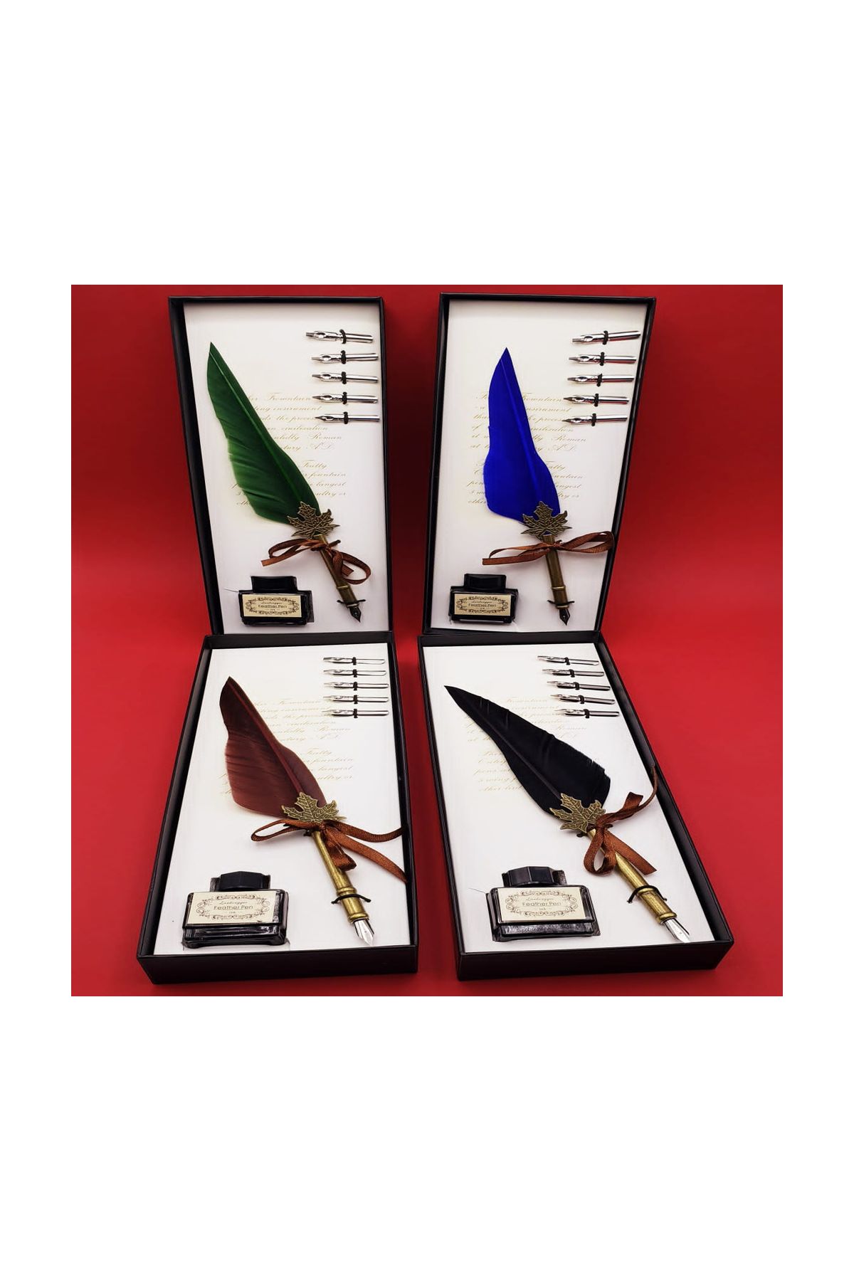 Tüylü Divit Kalem Seti