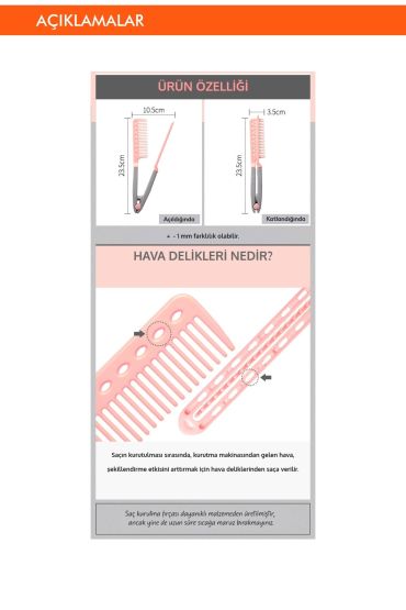 Saçlara Kolay şekil Veren Saç Kurutma Fırçası Apieu Easy Hair Dry Brush