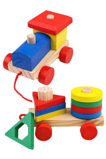 Ahşap Tren 22 Parça