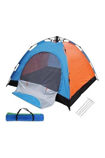 Otomatik Kurulumlu Kamp Çadırı 4-5 Kişilik (200x200)