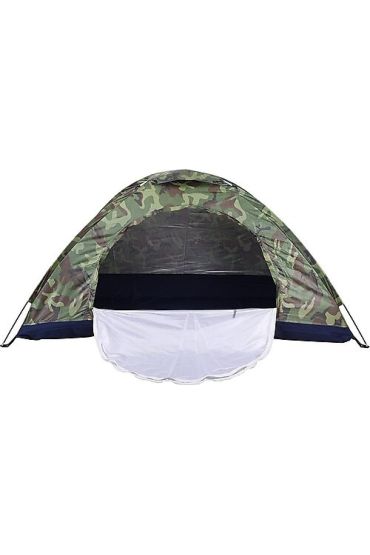 6 Kişilik Kamuflaj Desenli Kolay Kurulumlu Kamp Çadırı