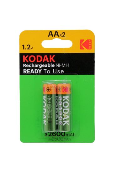 Kodak Şarj Edilebilir Ni-MH AA Pil 2600 mAh (2 Adet)