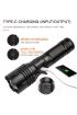 F.B.I F-38  Yüksek Güç Ultra Spot Uzun Menzilli El Feneri Şarj Edilebilir LED   Güçlü El Fener Aydınlatma
