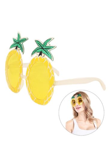 Luau Party Hawaii Ananas Parti Gözlüğü 14x12 cm