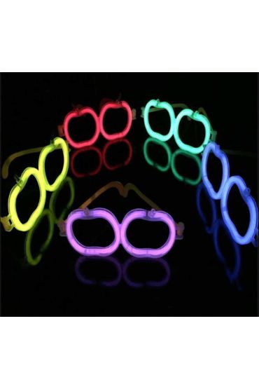 Glow Partisi Fosforlu Gözlükler 6 Renk 6 Adet