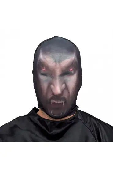 Kafaya Tam Geçmeli Bez Vampir Maskesi - Streç Korku Maskesi - 3D Baskılı Maske Model 11