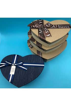 3'lü Hediyelik Kalp Kutu