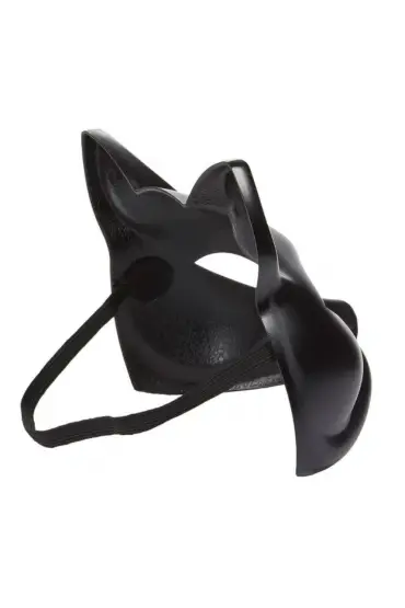 Siyah Renk Lüks Kedi Maskesi 12x13 cm