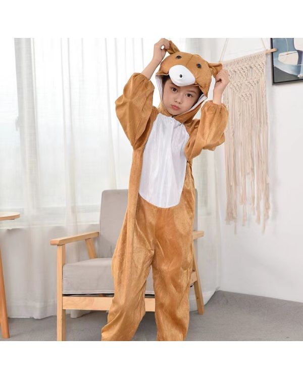 Çocuk Ayı Kostümü - Maymun Kostümü 6-7 Yaş 120 cm