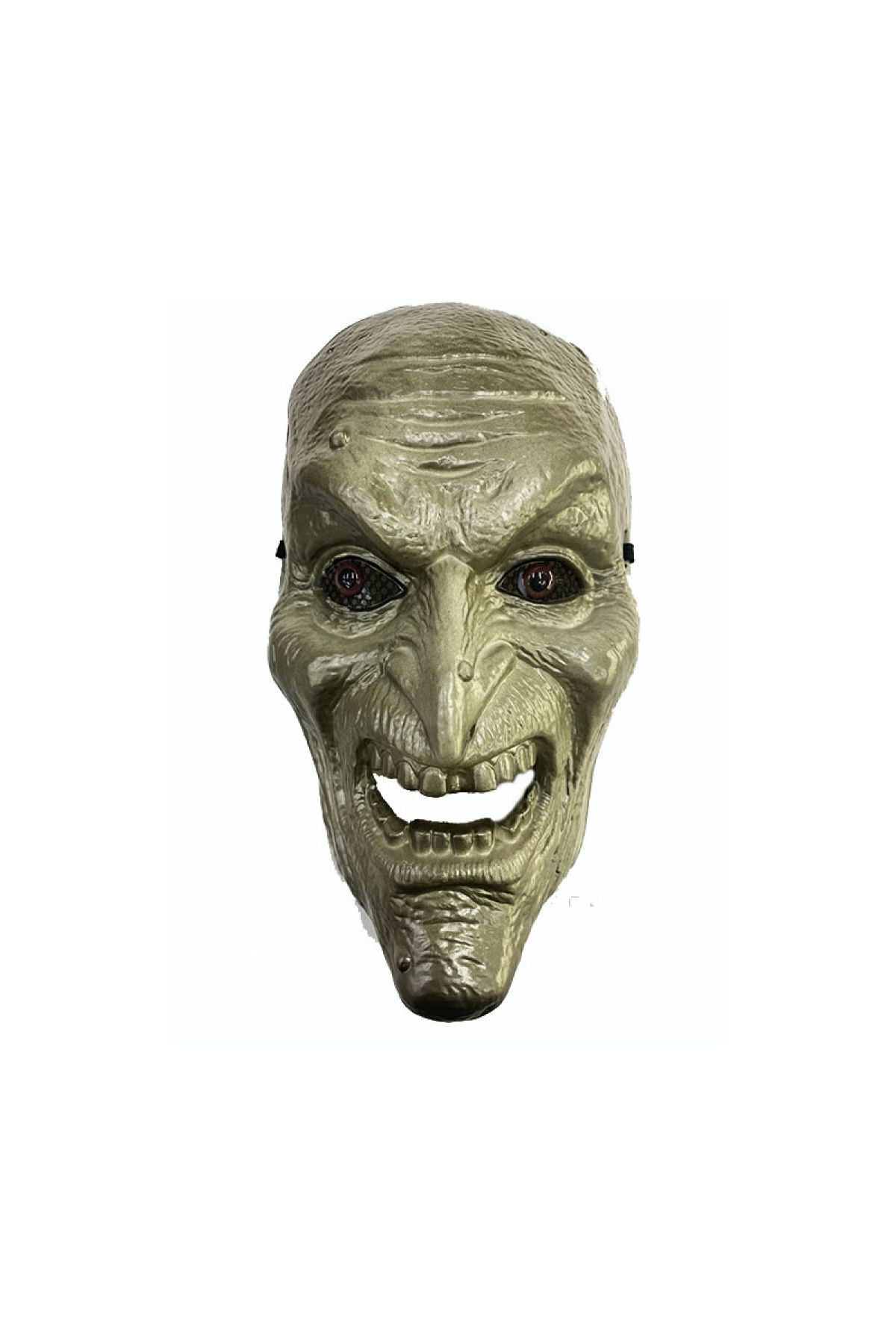 Gerçekçi Görünüm Lüks İnsan Suratı Cadı Suratı Korku Maskesi 26X16 cm