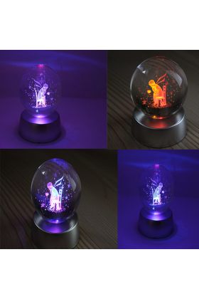 Işıklı Tasarım Cam Küre