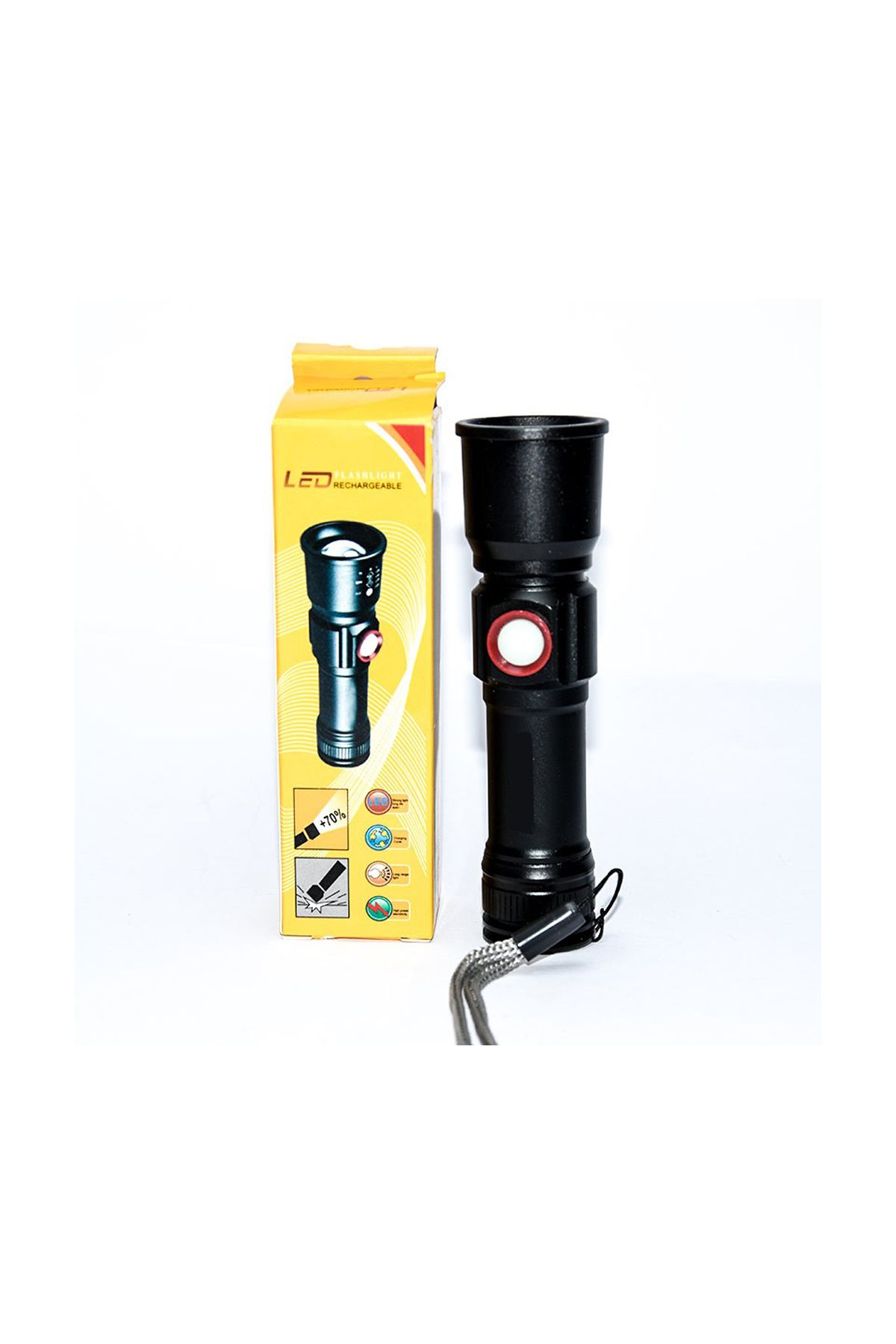 XML-2 Led 1.000 Lümen USB Şarjlı EL Feneri Watton Wt-611