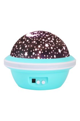 Gezegen Görünümlü Ay Yıldızlı Gece Lambası