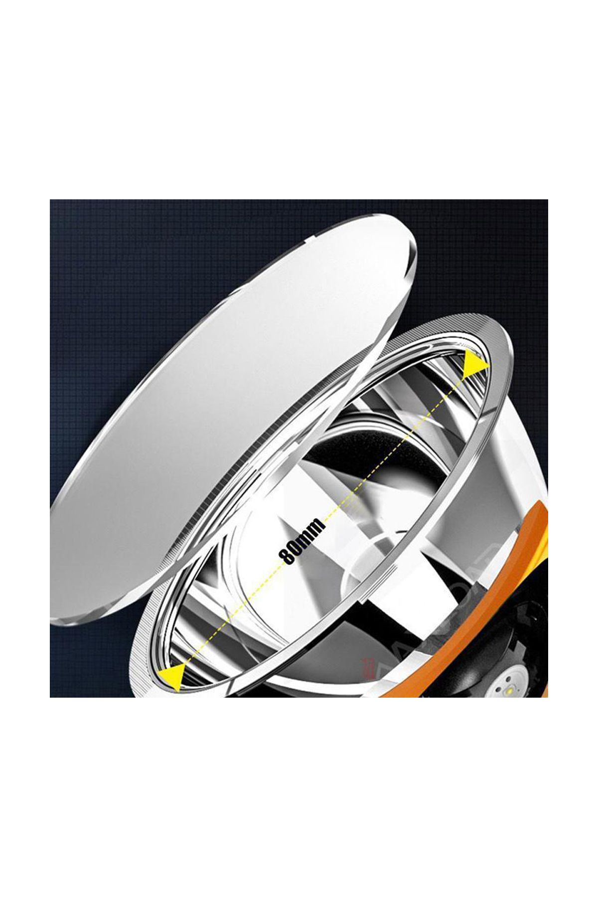 6 Mod Şarjlı EL Feneri Projektör Tipi Watton Wt-615