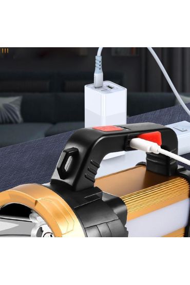 6 Mod Şarjlı EL Feneri Projektör Tipi Watton Wt-615