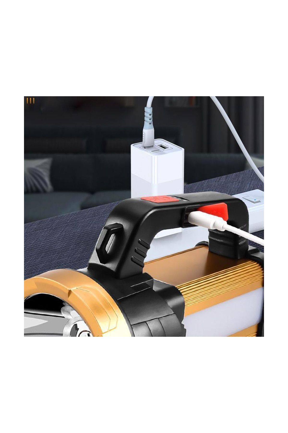 6 Mod Şarjlı EL Feneri Projektör Tipi Watton Wt-615