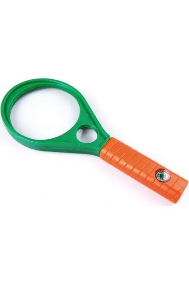 Nikula- Optik Cam El Büyüteç 65mm 6x 4x Pusulalı çocuklar Ve Yetişkinler Mg89075