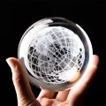 DÜNYA Plastik altlıklı Işıklı Cam Küre