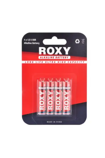 Roxy Alkalin AAA - Roxy Alkalin AAA (kumanda) Pil - 48 adet