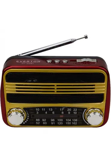 Everton RT-310 Bluetoothlu Nostaljik Radyo Usb Mp3 Player