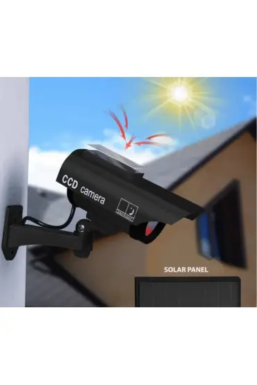 Güneş Enerjili Solar Sahte Kamera Solar Caydırıcı