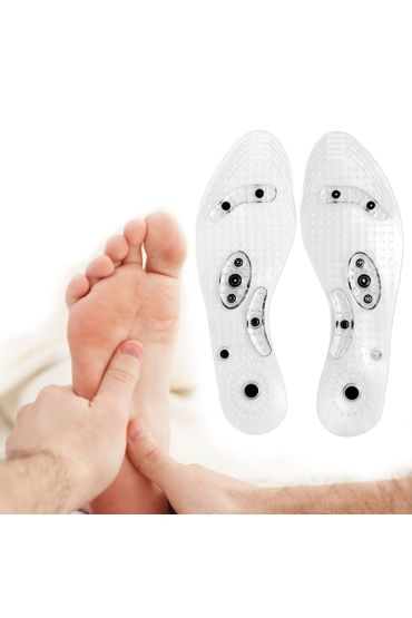 Refleksoloji Manyetik Şeffaf Ayak Tabanlığı