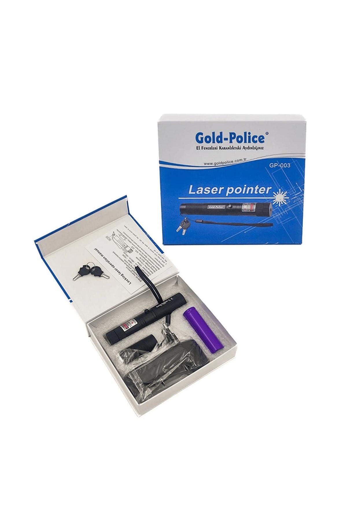 Gold Police GP-003 Şarjlı Yeşil Lazer Işık