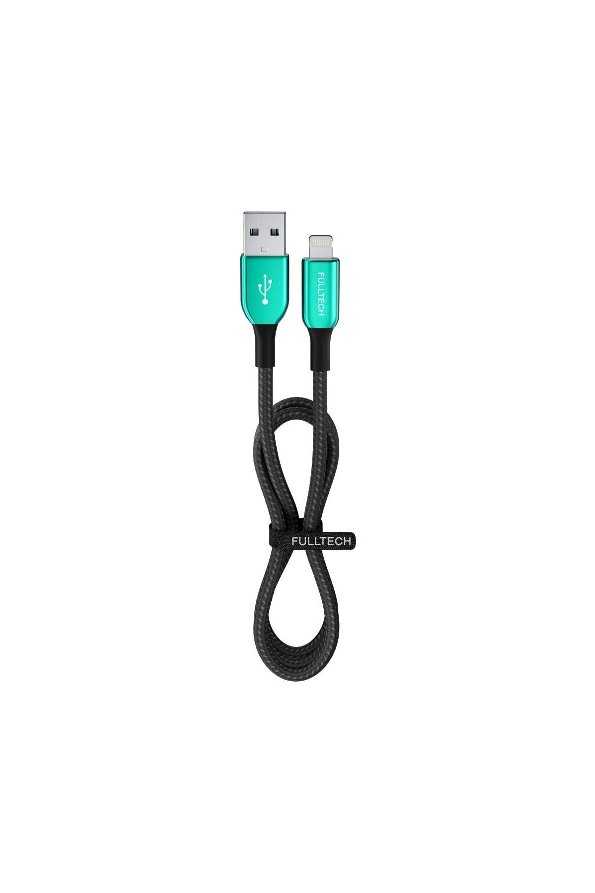12 Watt 2.4A Usb-A To Lightning 1.2M Hızlı Şarj Kablosu Yeşil FC35