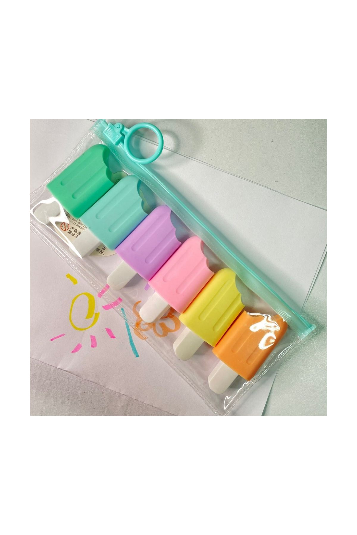 6'lı Fosforlu Dondurma Kalem