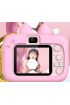 Mini Karikatür Çocuklar Dijital Kamera 1080P Pembe KS102