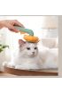 Kabak Tasarım Tuşlu Evcil Hayvan Tarağı Otomatik Temizlenen Kedi Köpek Tarağı