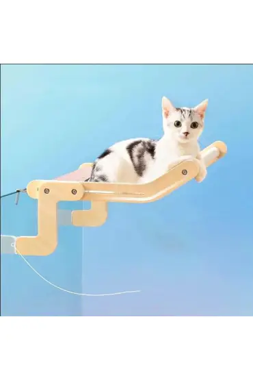 Kedi Dinlenme Hamağı Ayarlanabilir Özel Tasarım Kedi Yatağı Hamak