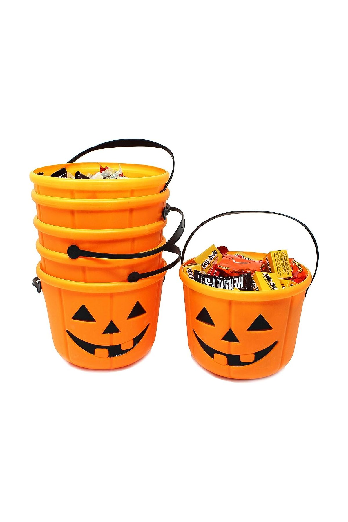 Cadılar Bayramı Halloween Şeker Toplama Balkabağı Kovası 1 Adet 18x14 cm