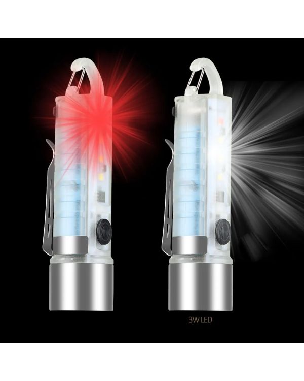 MİNİ ŞARJLI ANAHTARLIK İKAZ IŞIĞI WATTON WT-619