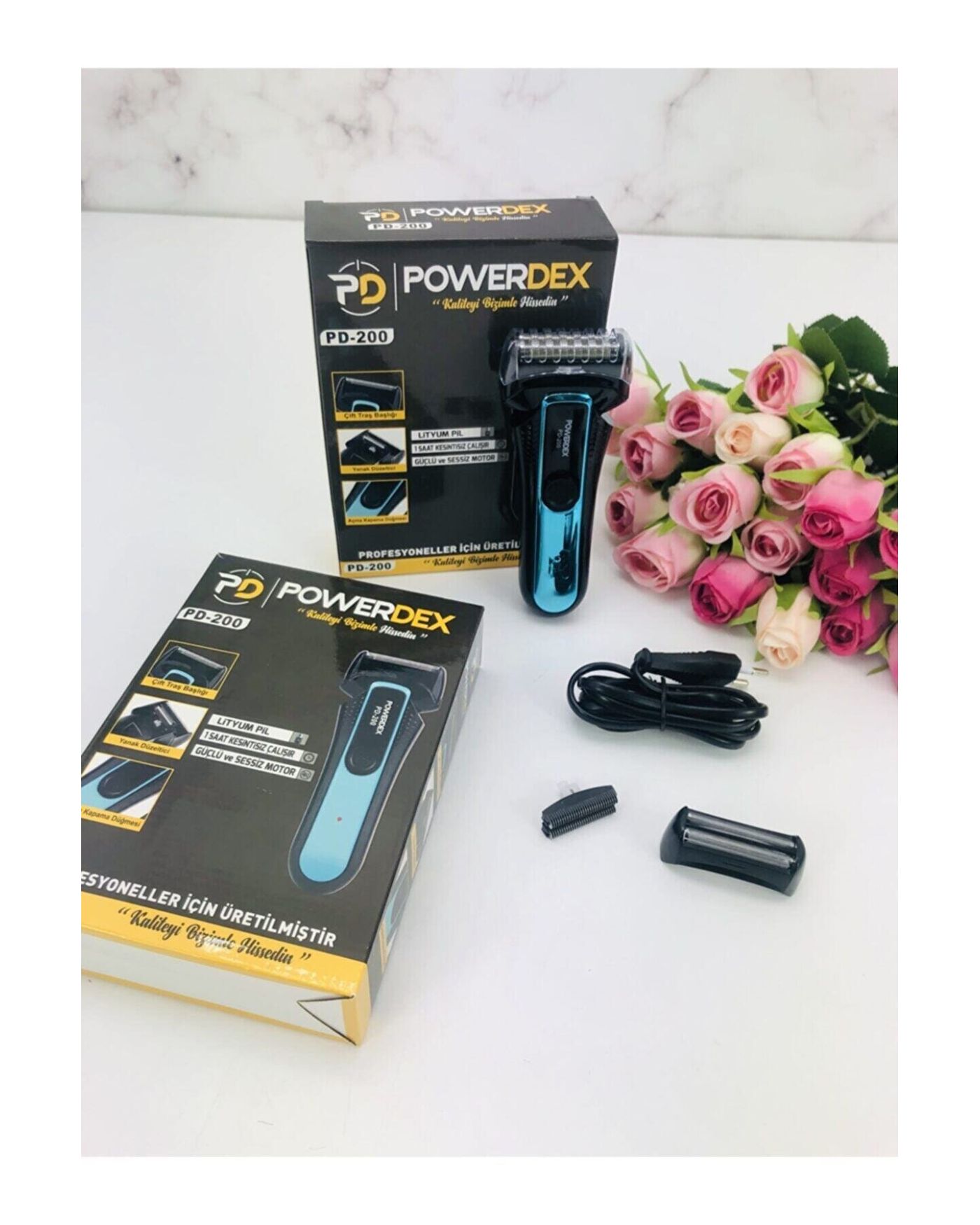 PowerDex PD-200 Şarjlı Sıfır Sakal Traş Makinesi